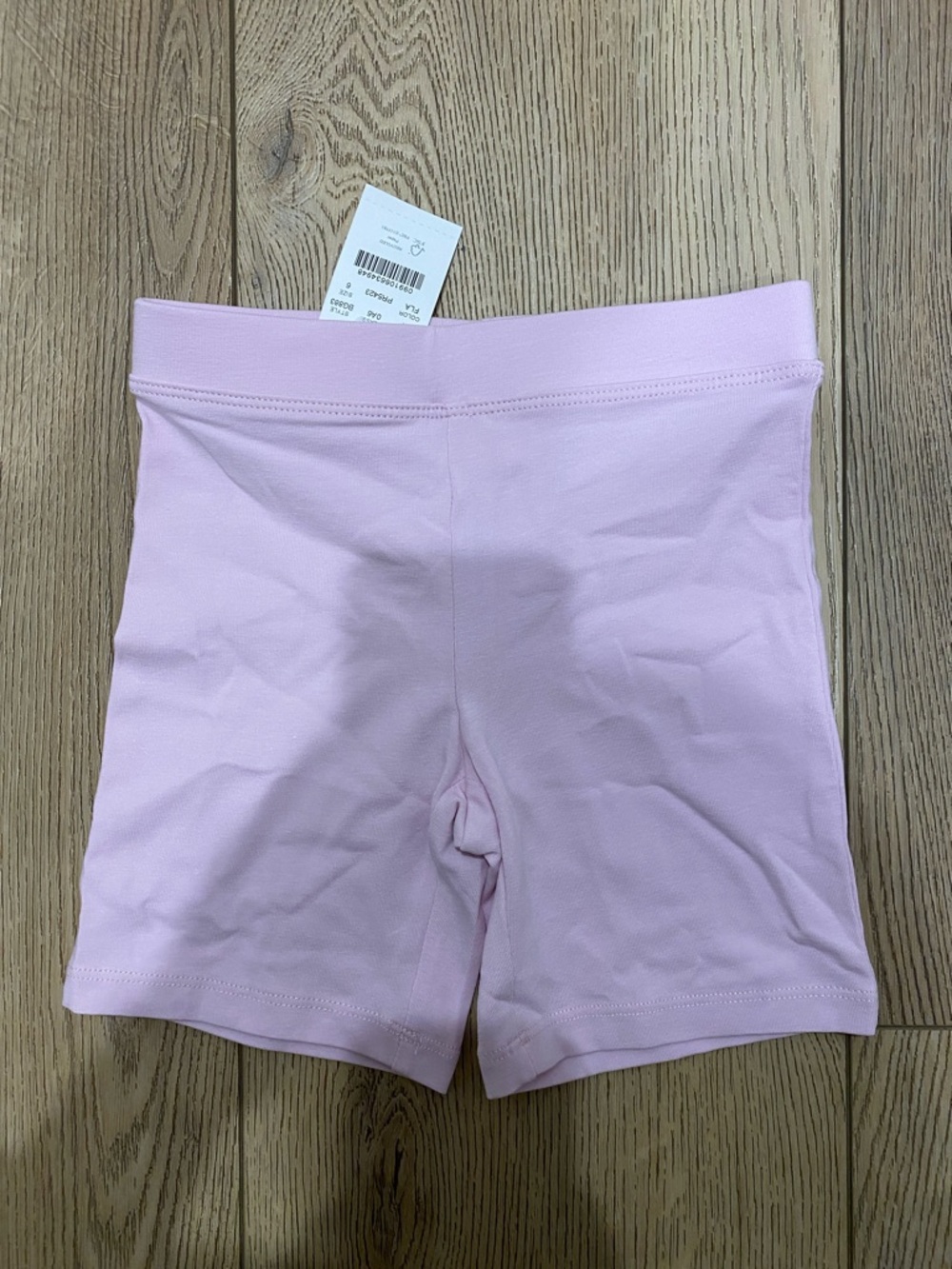 Crewcuts J Crew Girls Light Pink Stretch Bike Shorts size 6